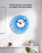DIY Acrylic Puzzle Clock Kit - Gradient Blue