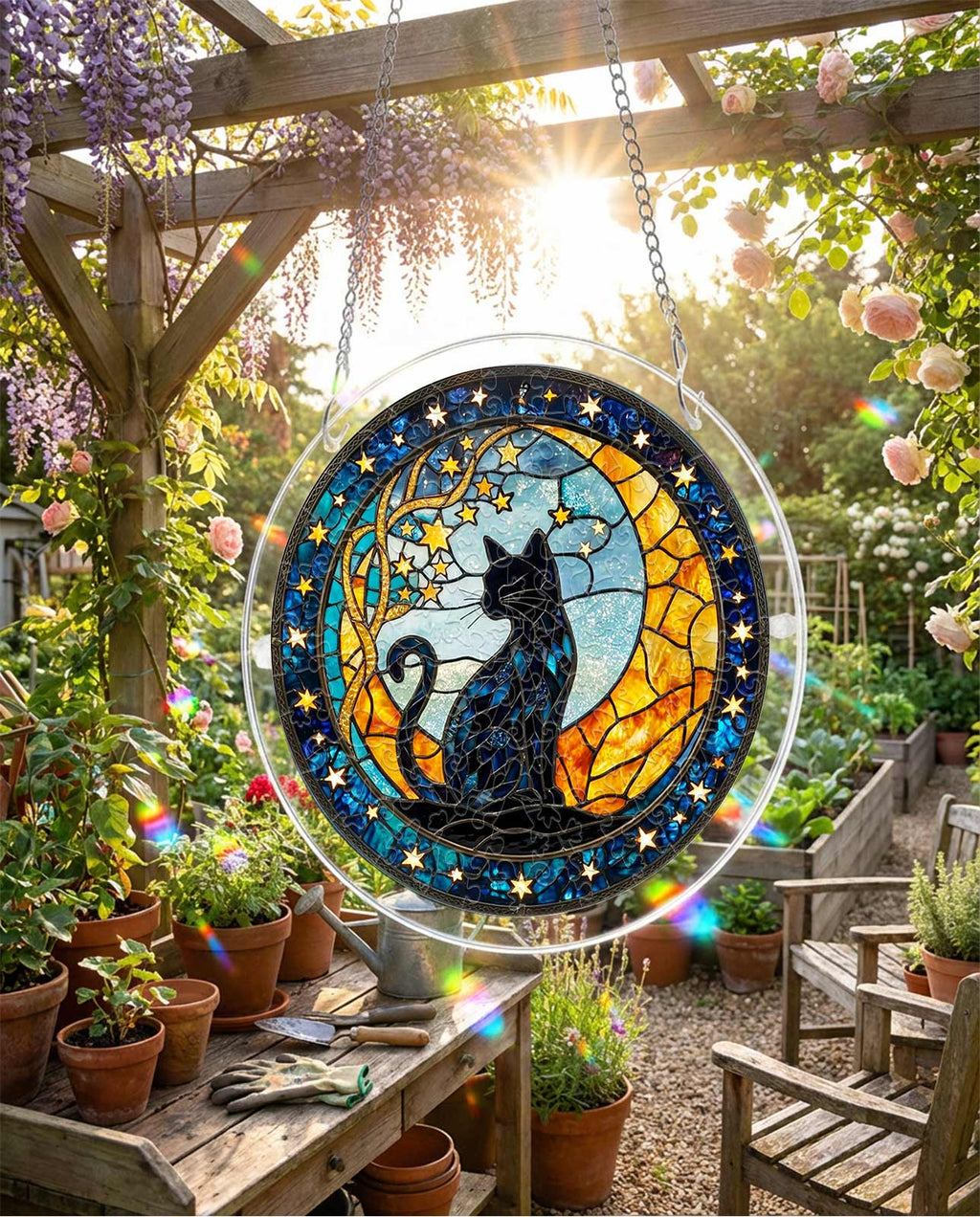 Acrylic Jigsaw Puzzle Suncatcher - Selene鈥檚 Cat