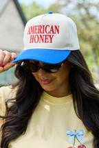American Honey Blue Trucker Hat FINAL SALE
