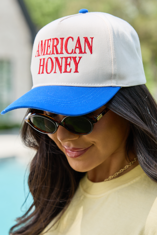 American Honey Blue Trucker Hat FINAL SALE