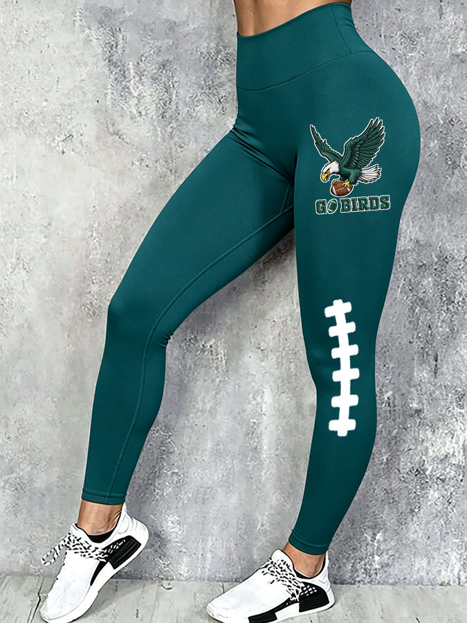 Women'S Football Print Leggings
