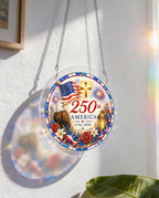 Acrylic Jigsaw Puzzle Suncatcher - Faith & Freedom