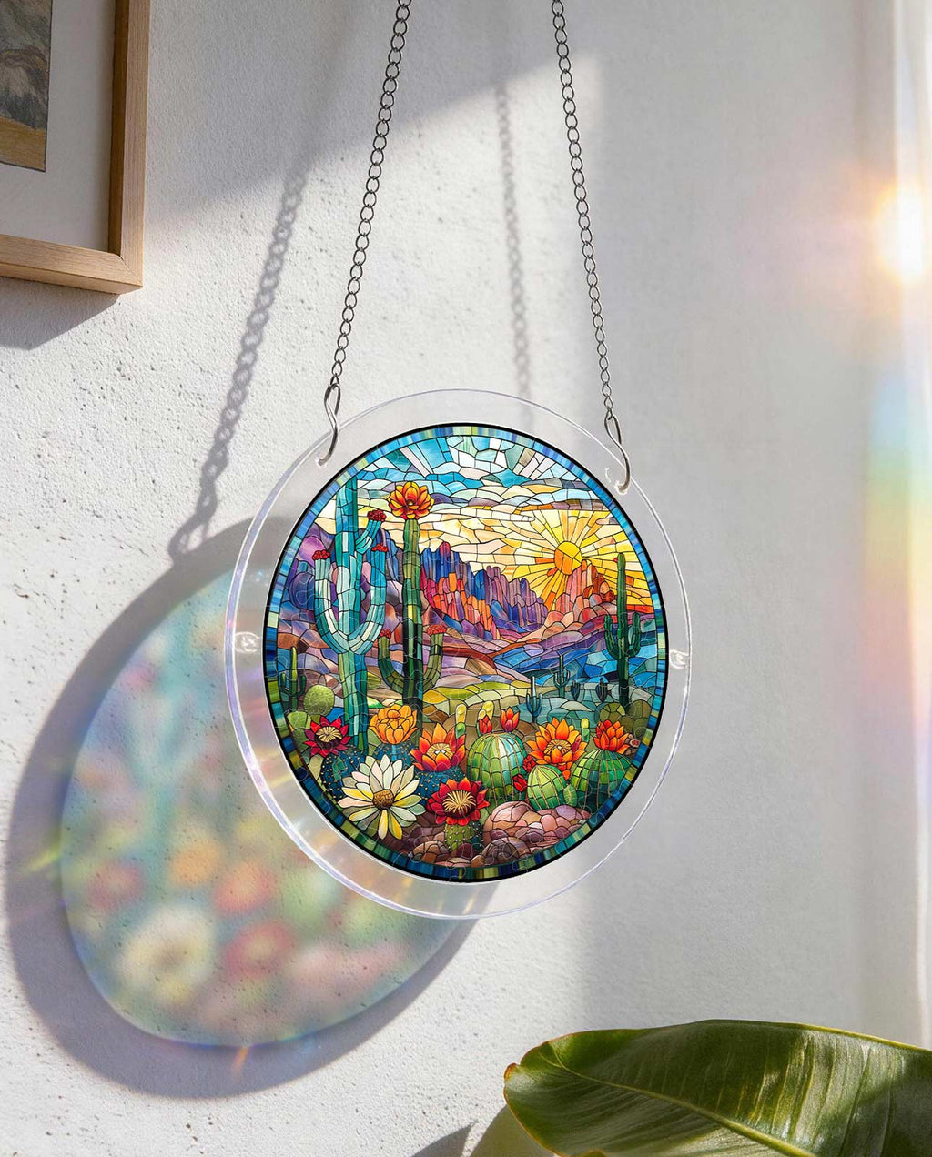 Acrylic Jigsaw Puzzle Suncatcher - Wilderness Bloom