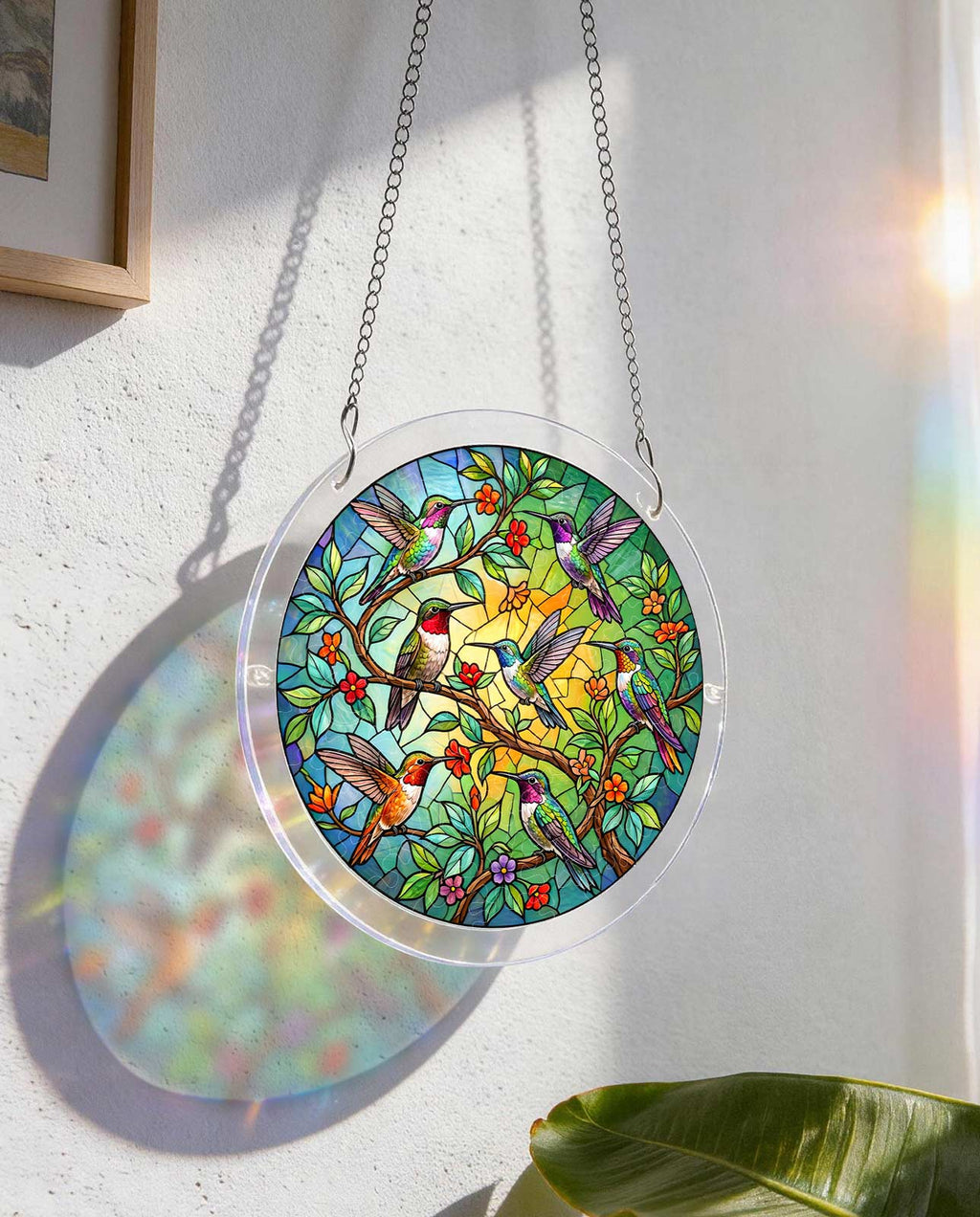 Acrylic Jigsaw Puzzle Suncatcher - Emerald Forest Prism