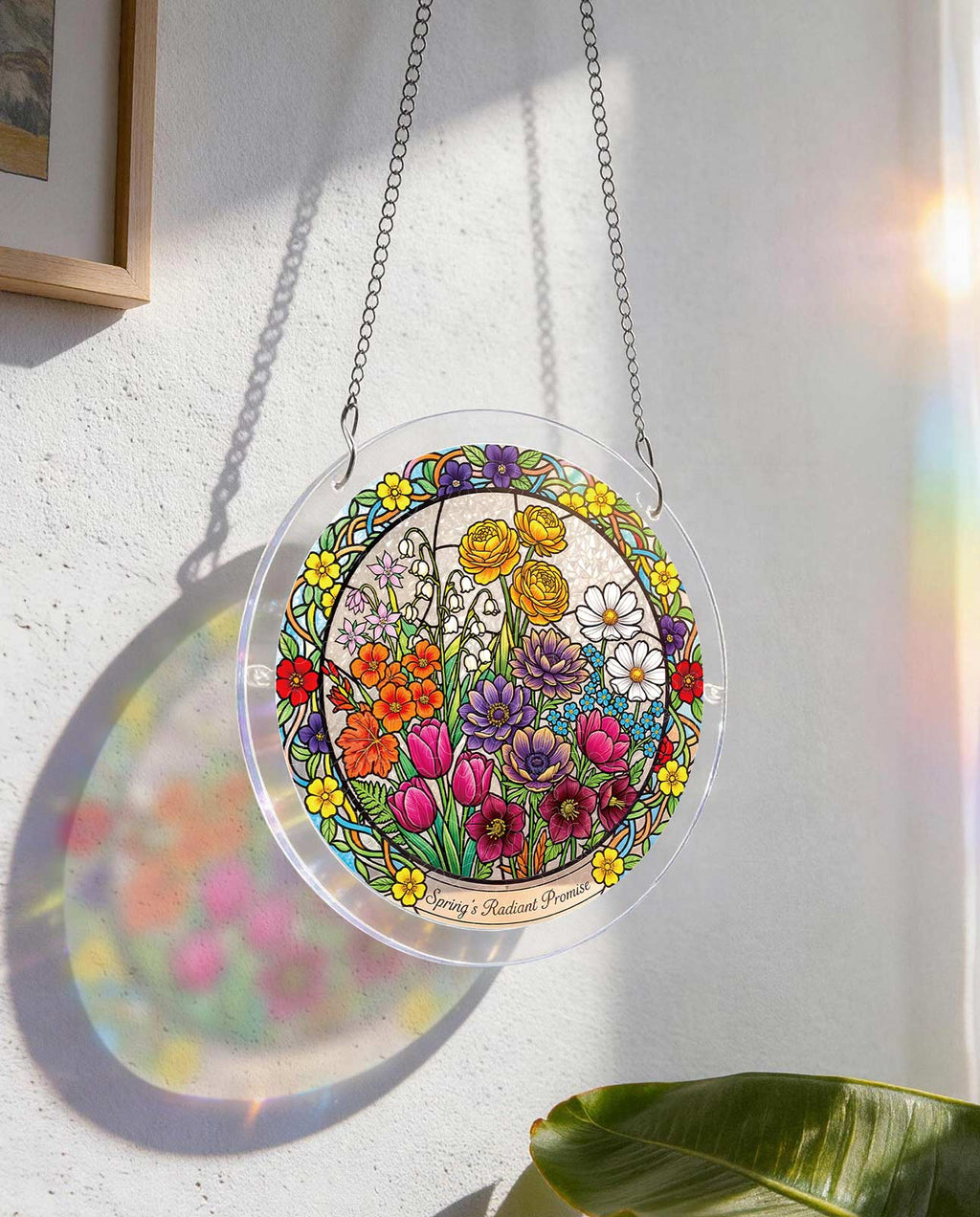 Acrylic Jigsaw Puzzle Suncatcher - Spring鈥檚 Radiant Promise