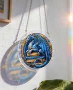 Acrylic Jigsaw Puzzle Suncatcher - Dragon Realm Library