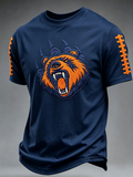 Men'S Rugby Fan Printed Casual T-Shirt