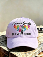 Unisex Cancer Awareness Casual Hat