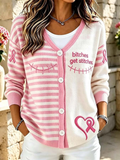 Women's Printed Galaxy Casual Cardigan