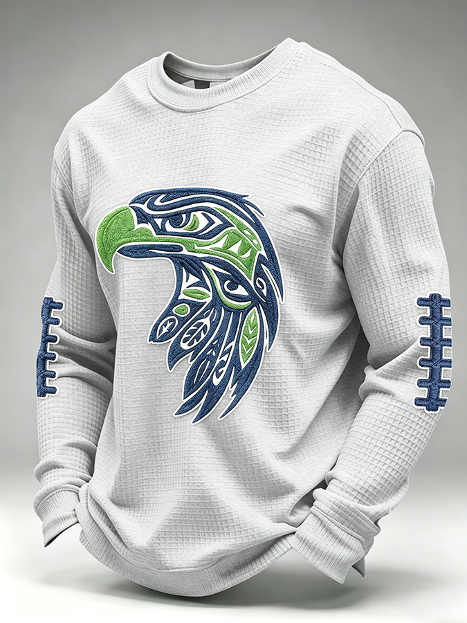 Men'S Retro Football Waffle T-Shirt