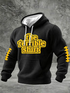 Men'S Football Printed Casual Hoodie