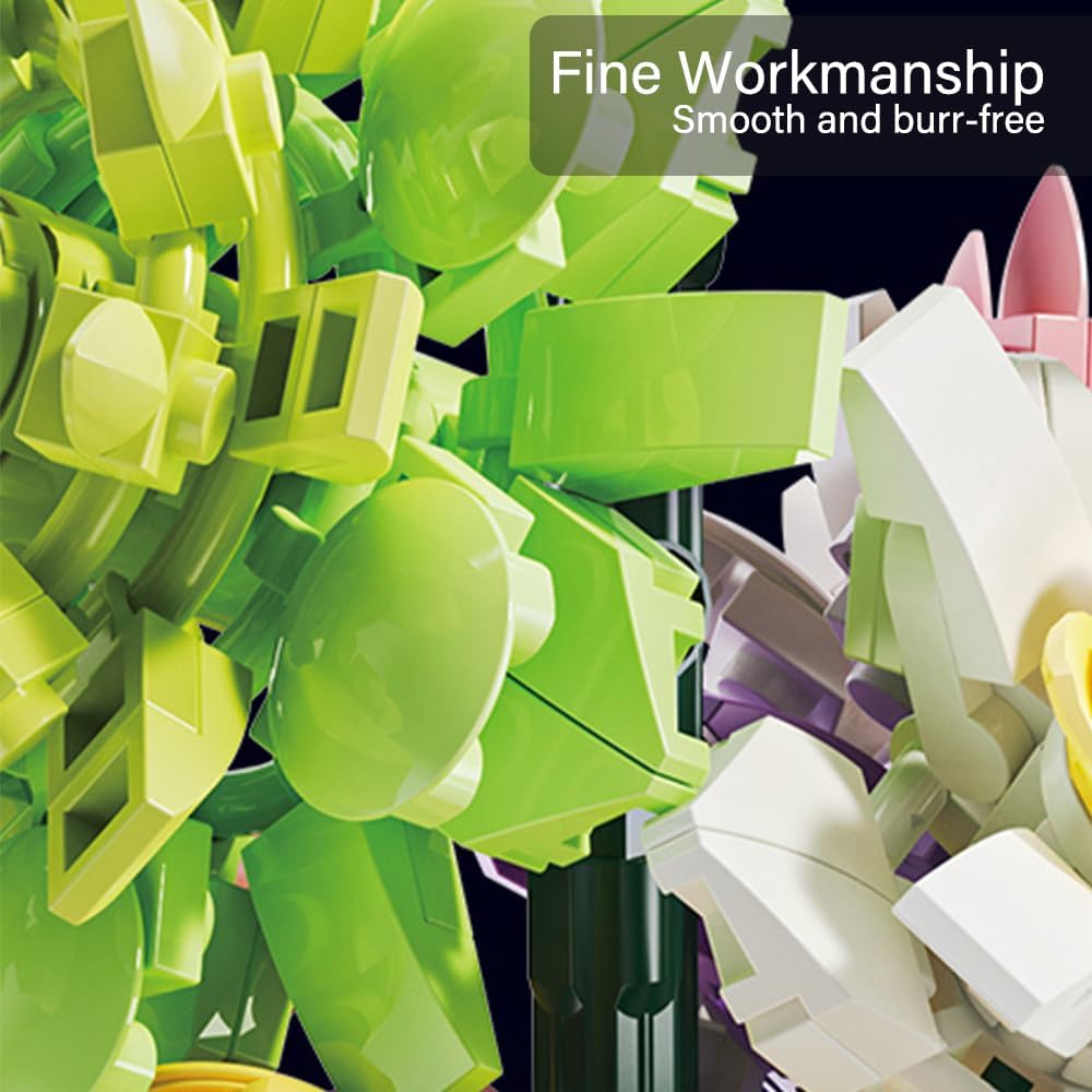DIY Flower Building Kit--Succulent potted