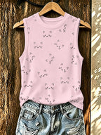 Women'S Cat Print Tank Top