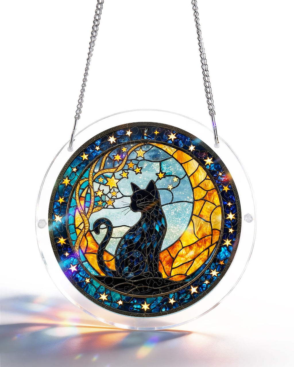 Acrylic Jigsaw Puzzle Suncatcher - Selene鈥檚 Cat