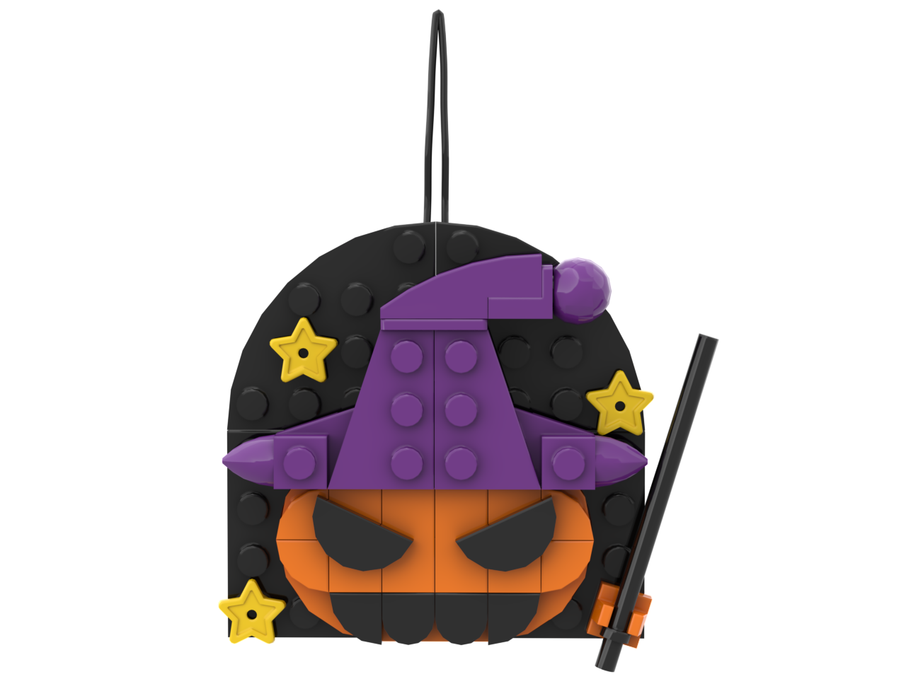 Buildable Halloween Fun – Brick Magnet & Hanging Set