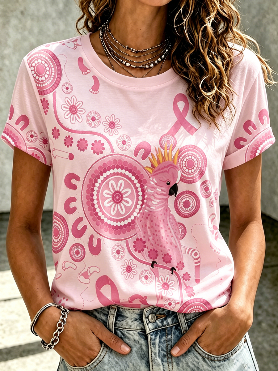 Australian Women'S Breast Cancer Awareness Pink Ribbon