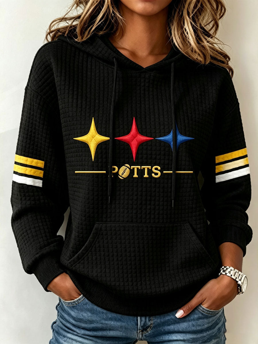 Women's Football Print Sweatshirt
