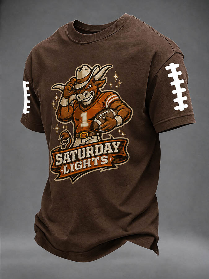 Men's Football Printed Short-Sleeve T-Shirt