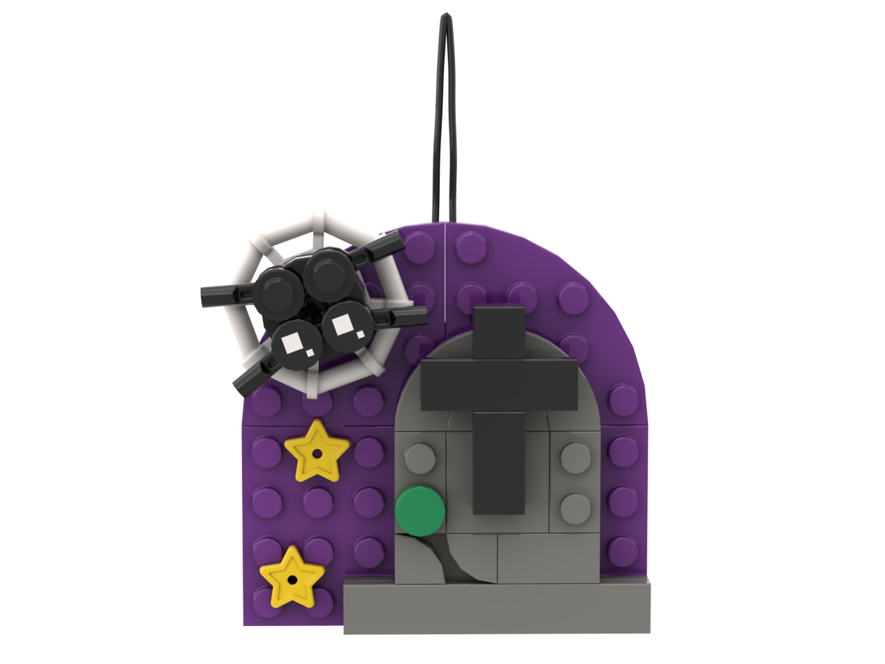Buildable Halloween Fun – Brick Magnet & Hanging Set