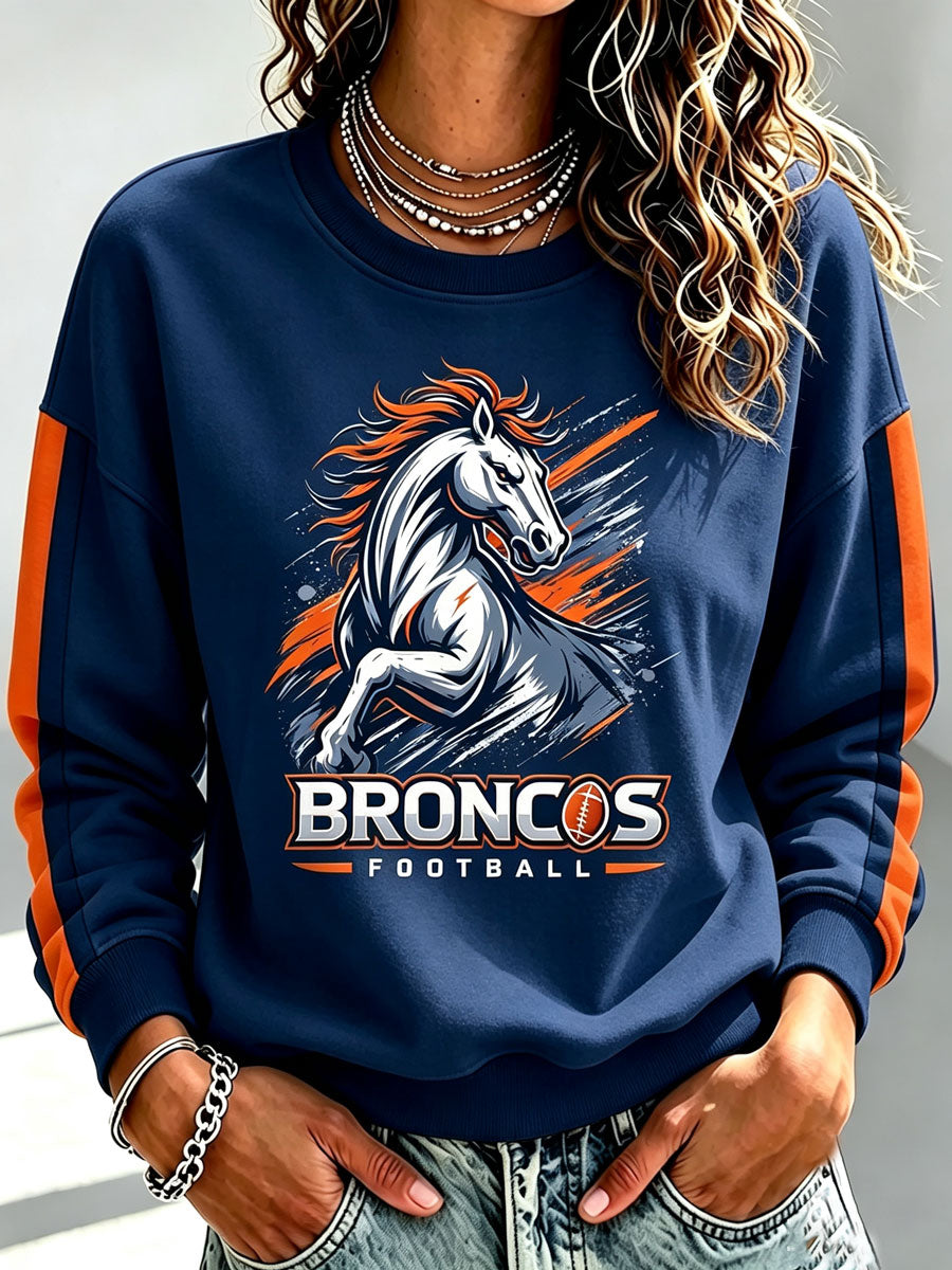 Women'S Football Fan Casual Sweatshirt