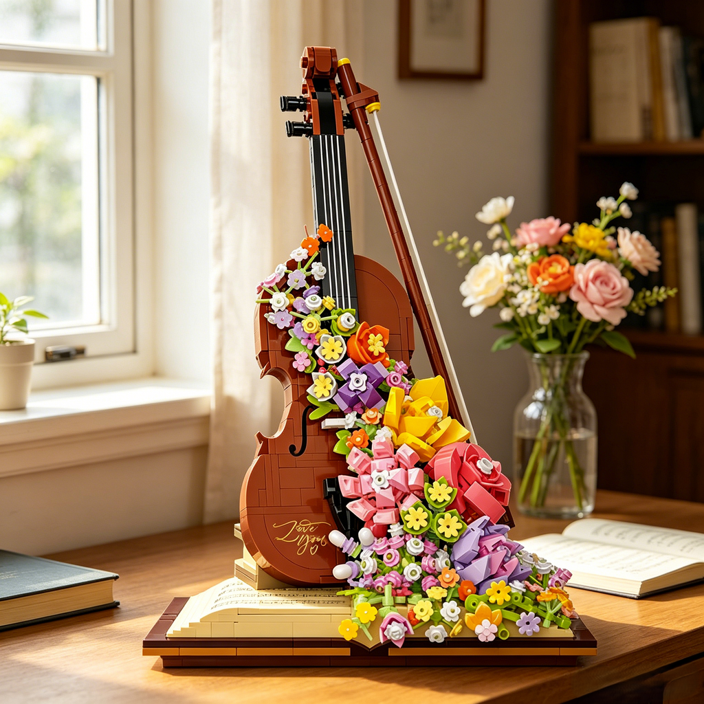 Blooming Ukulele Building Block Set
