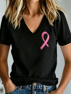 Women'S Breast Cancer Casual T-Shirt