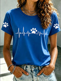 Women's Paw Print T-Shirt