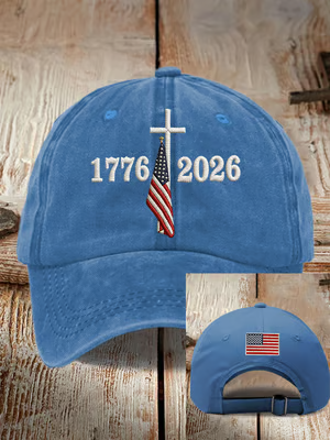 Unisex Retro 250th Anniversary Printed Hat
