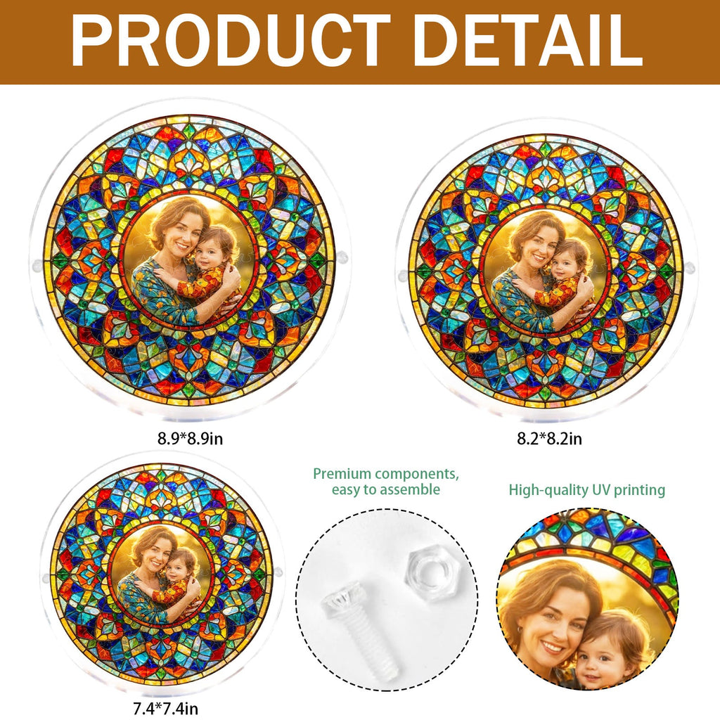 Personalized Acrylic Suncatcher - Halo of Devotion