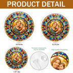 Personalized Acrylic Suncatcher - Halo of Devotion