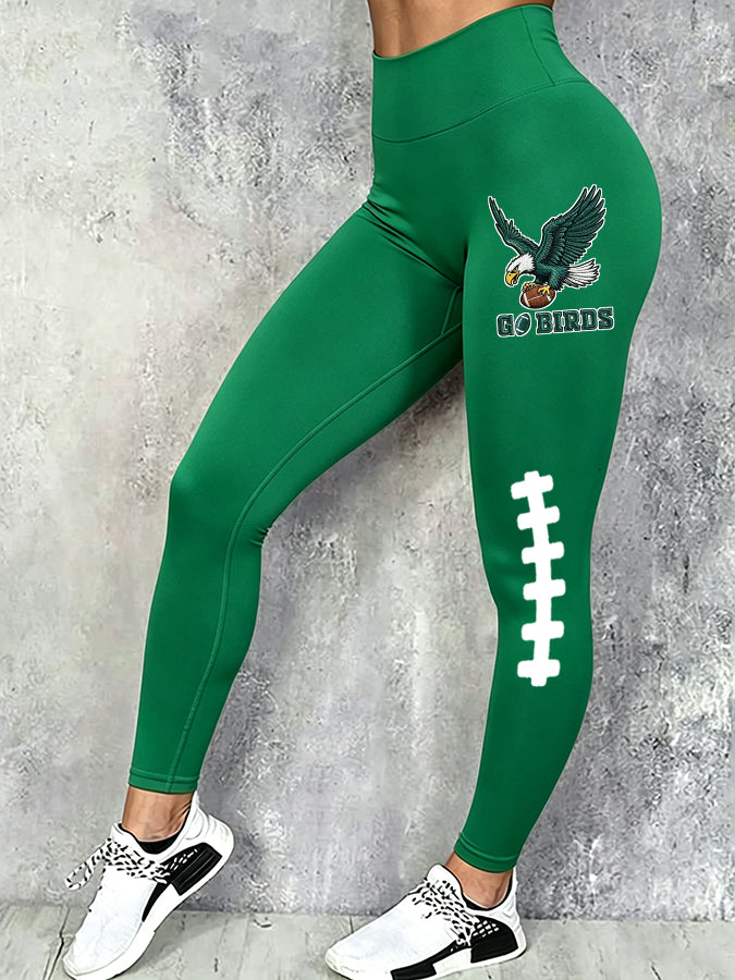 Women'S Football Print Leggings
