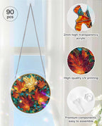 Acrylic Jigsaw Puzzle Suncatcher - Golden Maple