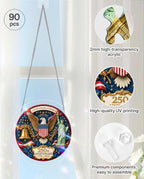 Acrylic Jigsaw Puzzle Suncatcher - Glory of America