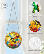 Acrylic Jigsaw Puzzle Suncatcher - Sunshine Bee