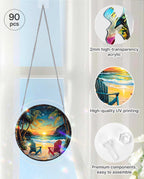 Acrylic Jigsaw Puzzle Suncatcher - Enchanted Shores