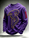Men's Baltimore Ravens Football Fan Raven Logo Printed T-shirt