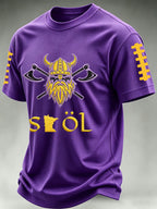 Men'S Football Print Waffle T-Shirt