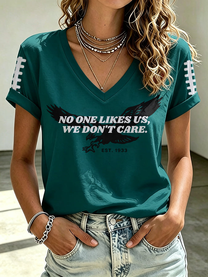 Women's Football Printed Casual Sweatshirt