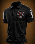 Men'S Retro Football Polo Shirt