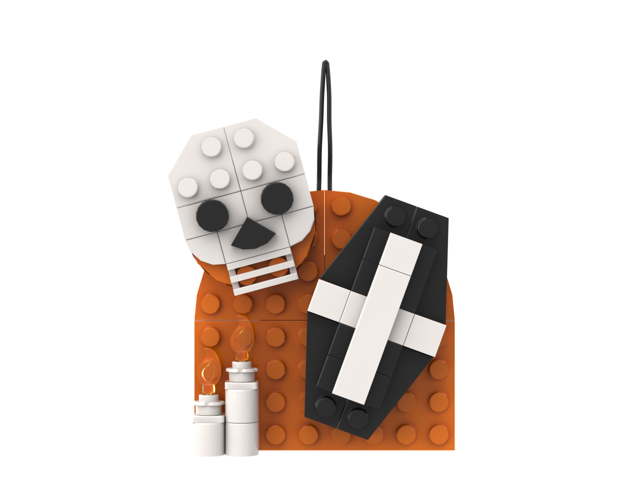 Buildable Halloween Fun – Brick Magnet & Hanging Set