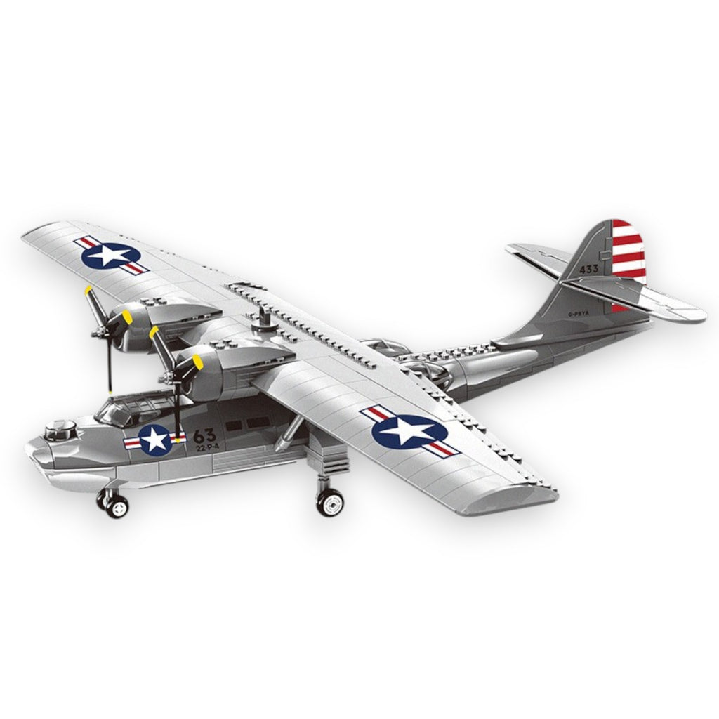 ✈Classic WWII Amphibious Flying Boat Brick Set — Collector’s Edition