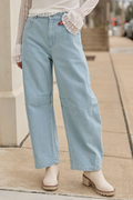 Courtney Striped Barrel Leg Pants FINAL SALE