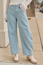 Courtney Striped Barrel Leg Pants FINAL SALE