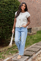 Morgan Brown Lace Mesh Top FINAL SALE