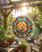 Personalized Acrylic Suncatcher - Halo of Devotion