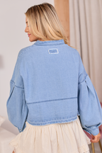 Eden Blue Chambray Popover FINAL SALE