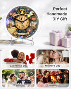 DIY Acrylic Puzzle Clock Kit - 250 Years Freedom