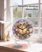 DIY Acrylic Puzzle Clock Kit - Patriotic Pets Cottage