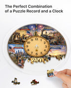 DIY Acrylic Puzzle Clock Kit - History Timeline Evolution