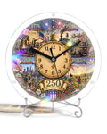 DIY Acrylic Puzzle Clock Kit - History Timeline Evolution